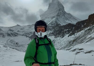 Off piste by the Matterhorn